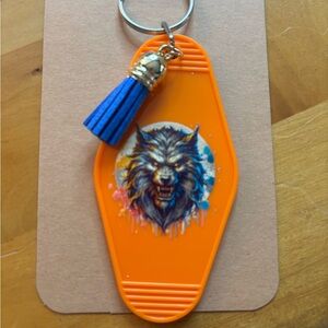 Werewolf key chain handcrafted by me